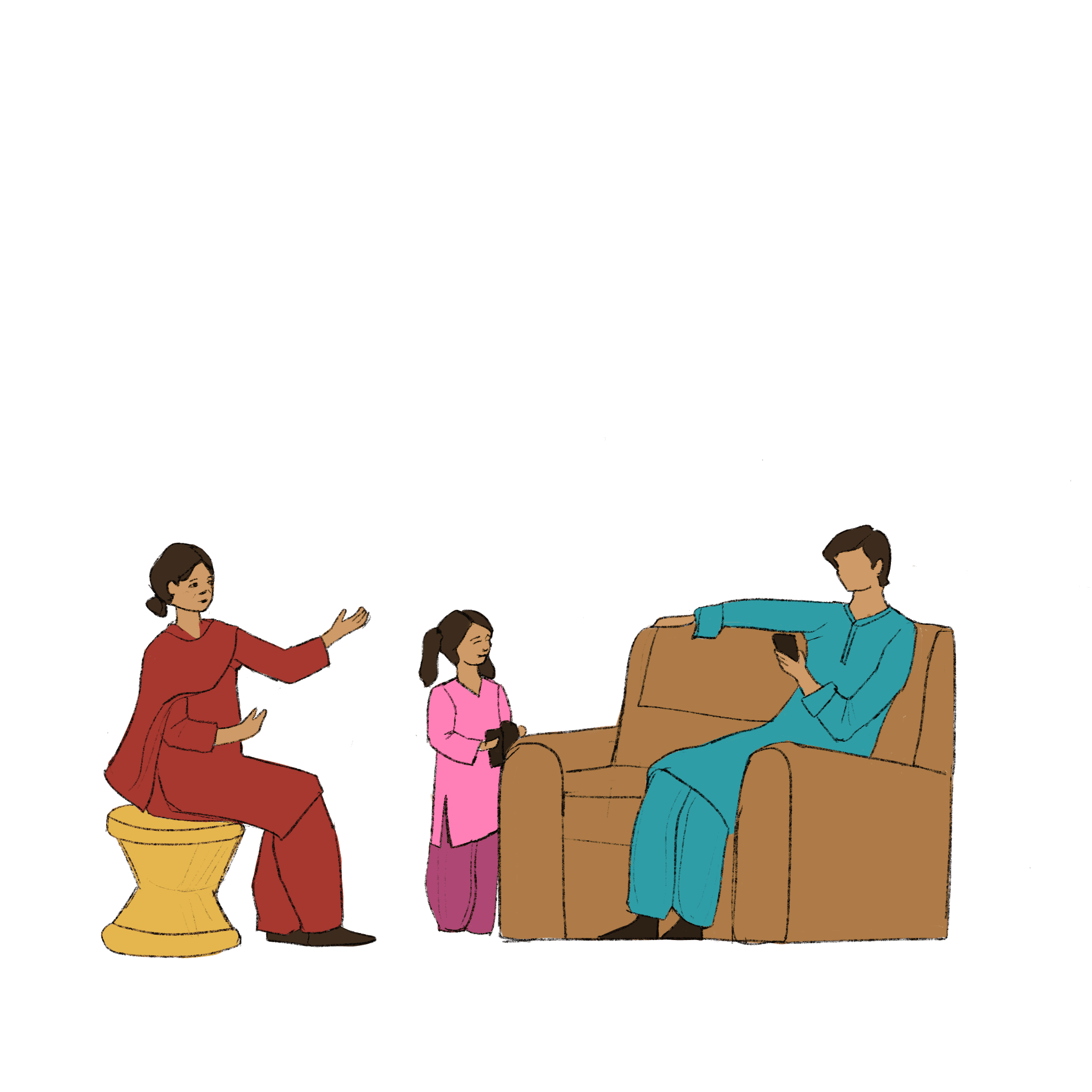 Parents and teenagers